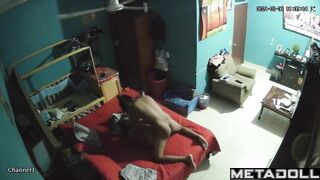 My friend's parents having sex in their bed live