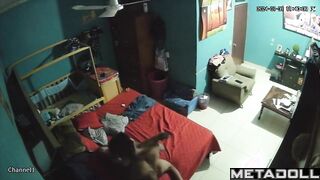 My friend's parents having sex in their bed live