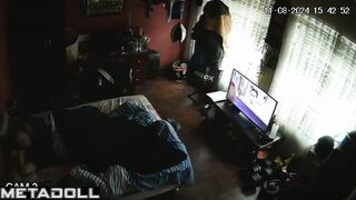 Irish newly married couple fuck in their bed recording