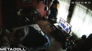 Irish newly married couple fuck in their bed recording
