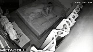 Amazing amateur Irish couple having sex brutally in their bed online