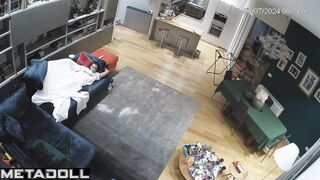 Sweet English brunette woman fingers her pussy while fantasizing about hot babes porn