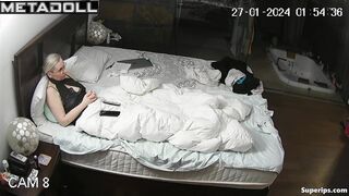 German granny in lingerie masturbates