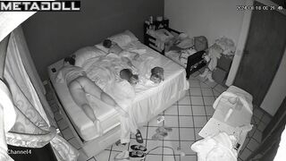 Old brunette MILF fingers her hairy pussy hidden cam