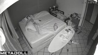 Mature Danish brunette step-mom masturbates while dreaming of fetish porn