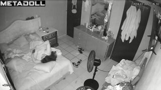 Naughty naked brunette woman masturbates on the couch leaked video
