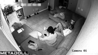 Pregnant black girl gives a blowjob
