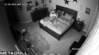 Mature American couple has night sex