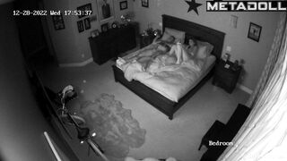 Mature American couple has night sex