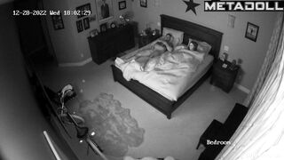 Mature American couple has night sex