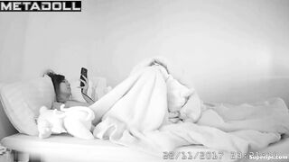 Cute Korean girl masturbates with a vibrator