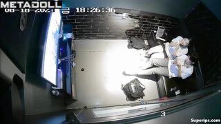 Korean college couple at karaoke