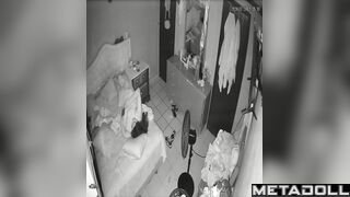 Perverse Norwegian brunette doctor rubs her pussy while thinking about big ass porn