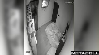 Tattooed English brunette mature wife gives her husband a sloppy blowjob spy cam