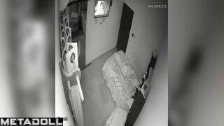 Tattooed English brunette mature wife gives her husband a sloppy blowjob spy cam