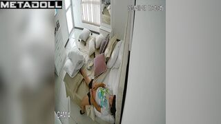 Naked Swiss step-mom has squirting orgasms while masturbating with a dildo