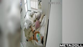 Naked Swiss step-mom has squirting orgasms while masturbating with a dildo