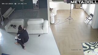 Korean photographer gropes a model girl