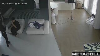 Korean photographer gropes a model girl