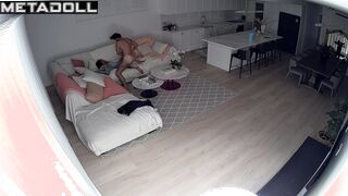Amazing Israeli parents fuck on the couch recording