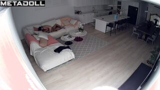 Amazing Israeli parents fuck on the couch recording