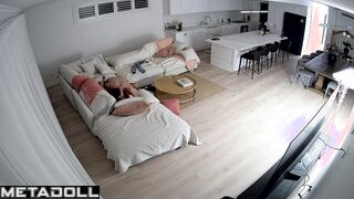 Amazing amateur Greek couple fuck in the bedroom hidden camera