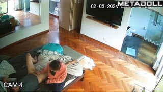Stepdaughter gives her old dad a handjob