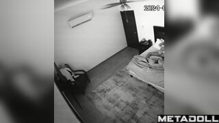 Innocent Greek brunette babysitter fingers her pussy while thinking about teen porn