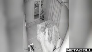 Real Canadian new couple having sex wildly in their bed live HD