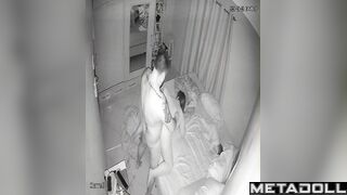 Real Canadian new couple having sex wildly in their bed live HD