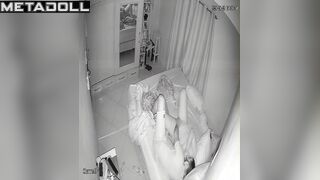 Real Canadian new couple having sex wildly in their bed live HD