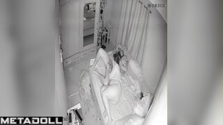 Real Canadian new couple having sex wildly in their bed live HD