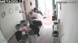 Mom and Dad fuck hard in their bed live