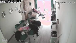 Mom and Dad fuck hard in their bed live