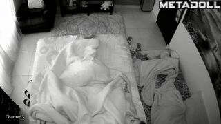 Amazing ass New Zealander brunette MILF gives her husband a sloppy blowjob hidden camera