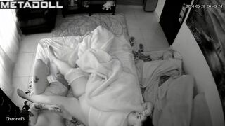 Amazing ass New Zealander brunette MILF gives her husband a sloppy blowjob hidden camera