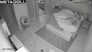 Real mature couple fuck hard in their bed hidden camera