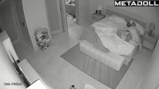 Real mature couple fuck hard in their bed hidden camera