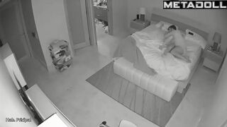 Real mature couple fuck hard in their bed hidden camera