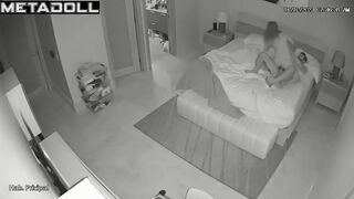 Real mature couple fuck hard in their bed hidden camera