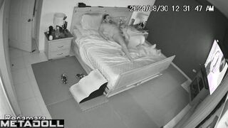 Skinny Canadian blonde MILF fucked by her husband's boss for promotion real spy cam