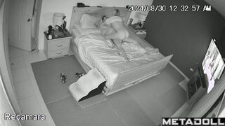 Skinny Canadian blonde MILF fucked by her husband's boss for promotion real spy cam