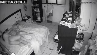 Amazing Australian married coiple having sex before going to sleep hidden camera