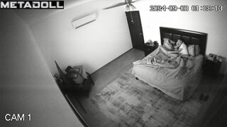 Mom and Dad having sex 69 hidden IP cam