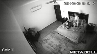 Mom and Dad having sex 69 hidden IP cam