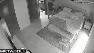My amazing neighbours having sex in the bedroom hidden IP cam