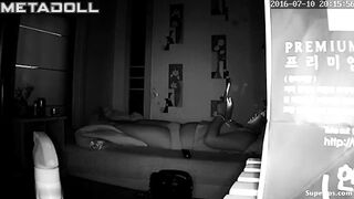 Chubby Korean girl masturbates on her bed