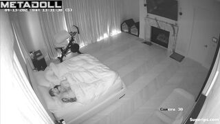 Rich British couple fucks in their bed