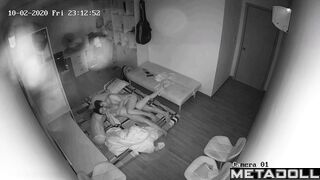 Korean couple fucks in their living room