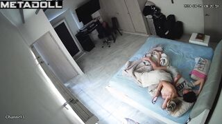 Daily routine of Ukrainian blonde wife at home leaked